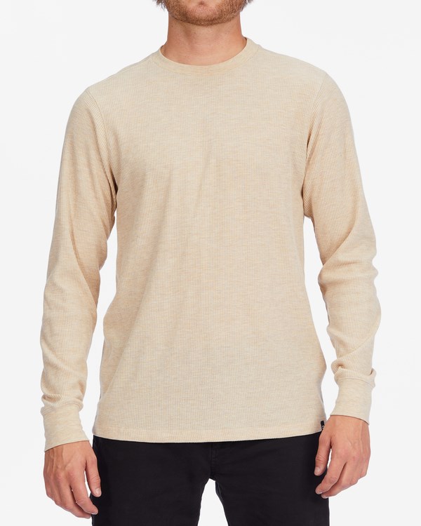 Billabong Essential Long Sleeve Thermal Sand Heather | ATLHVW142