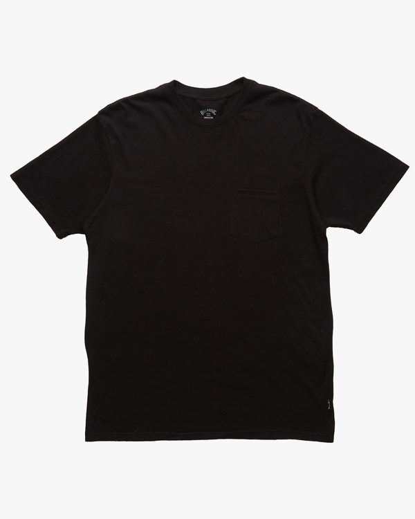 Billabong Essential Pocket T-Shirt Negras | JLORUW573