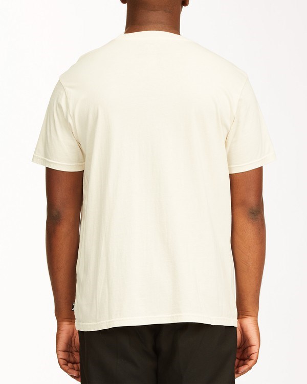 Billabong Essential Pocket Wave Washed T-Shirt Blancas | VDQNWI128