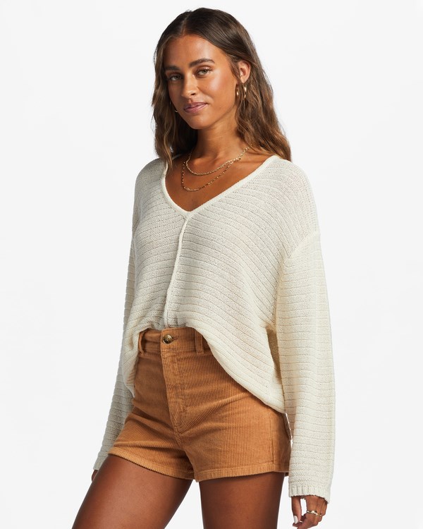 Billabong Every Day Pullover Sueter Blancas | YJHUWV435