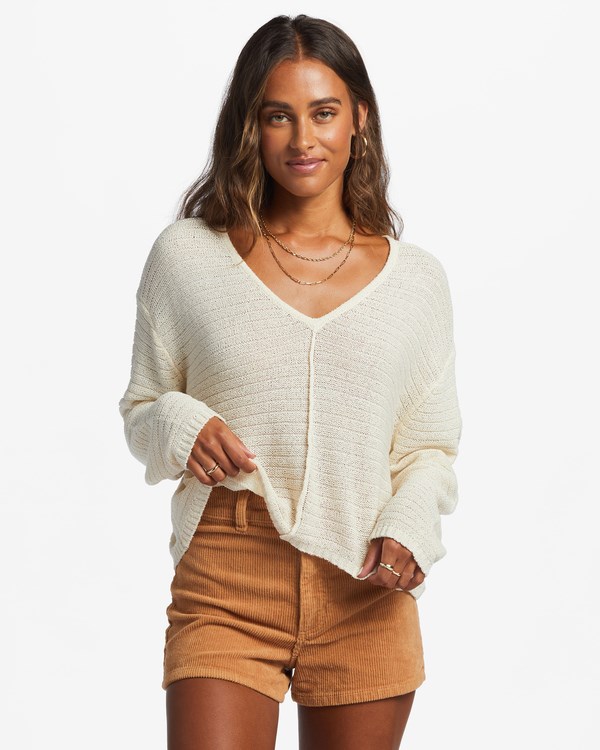 Billabong Every Day Pullover Sueter Blancas | YJHUWV435