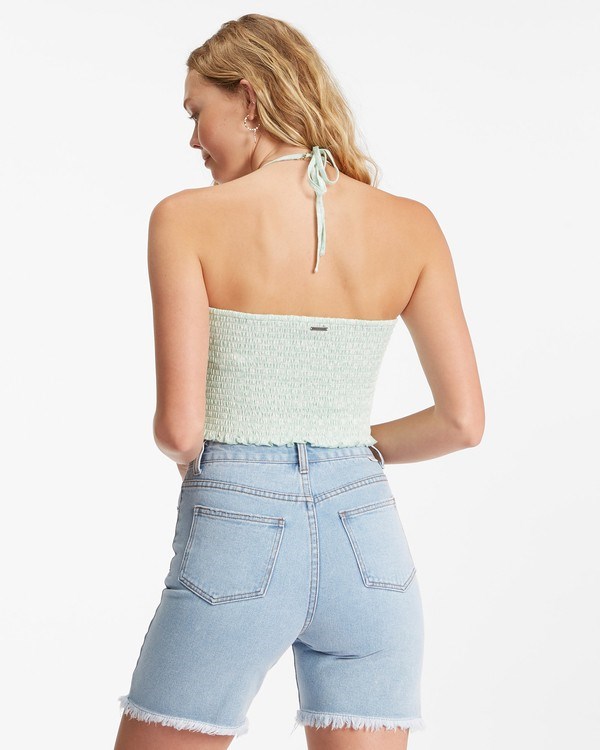 Billabong Feels Like Summer Tank Top Verde Menta | SVBGFY395