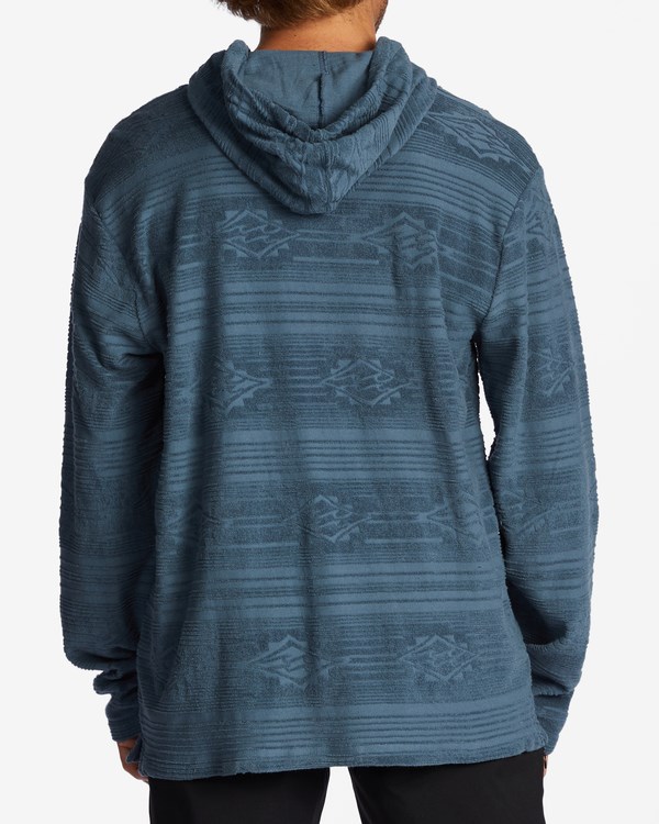 Billabong Flecker Jacquard Pullover Hoodie Azules | VZUEYO462