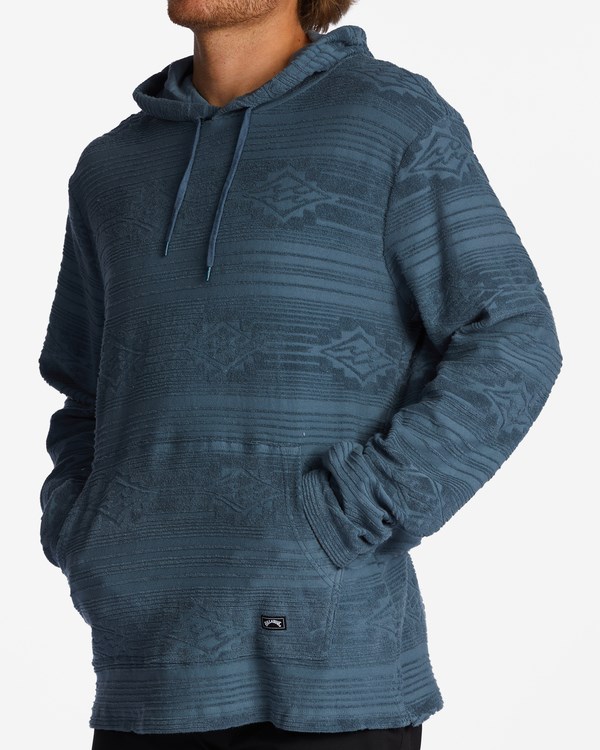 Billabong Flecker Jacquard Pullover Hoodie Azules | VZUEYO462