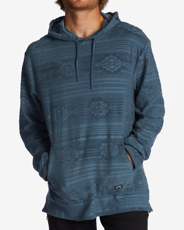 Billabong Flecker Jacquard Pullover Hoodie Azules | VZUEYO462