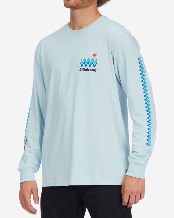 Billabong Fragment Long Sleeve T-Shirt Coastal | TPNOIA573