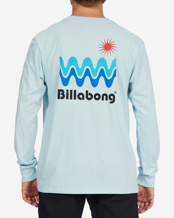 Billabong Fragment Long Sleeve T-Shirt Coastal | TPNOIA573