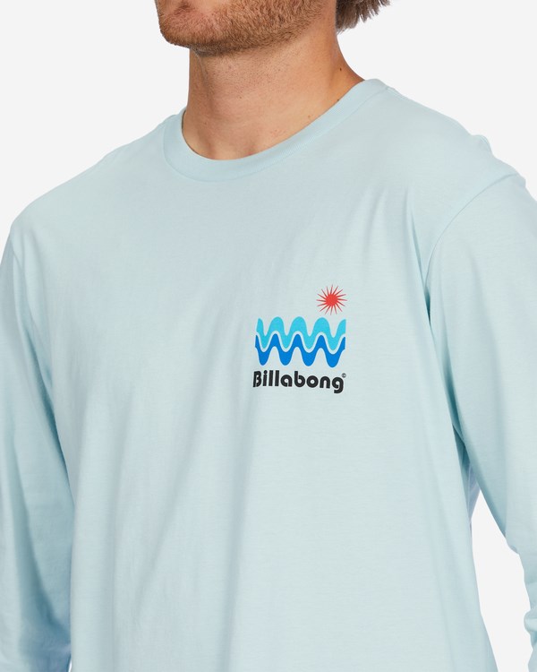 Billabong Fragment Long Sleeve T-Shirt Coastal | TPNOIA573