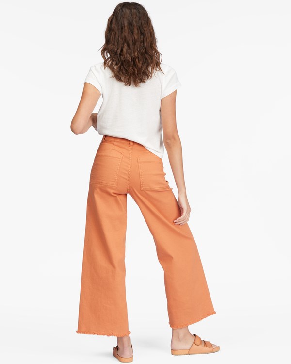 Billabong Free Fall High-Cintura Pants Desert Clay | DPVGCK012