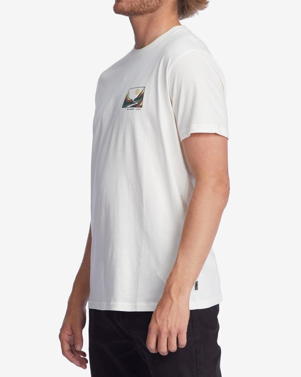 Billabong Gateway Organic Corta Sleeve T-Shirt Blancas | LGMNCS726