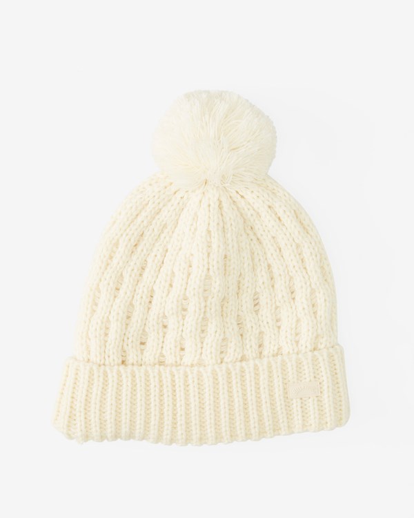 Billabong Good Vibes Beanie Fresh Powder | QXYHAS649