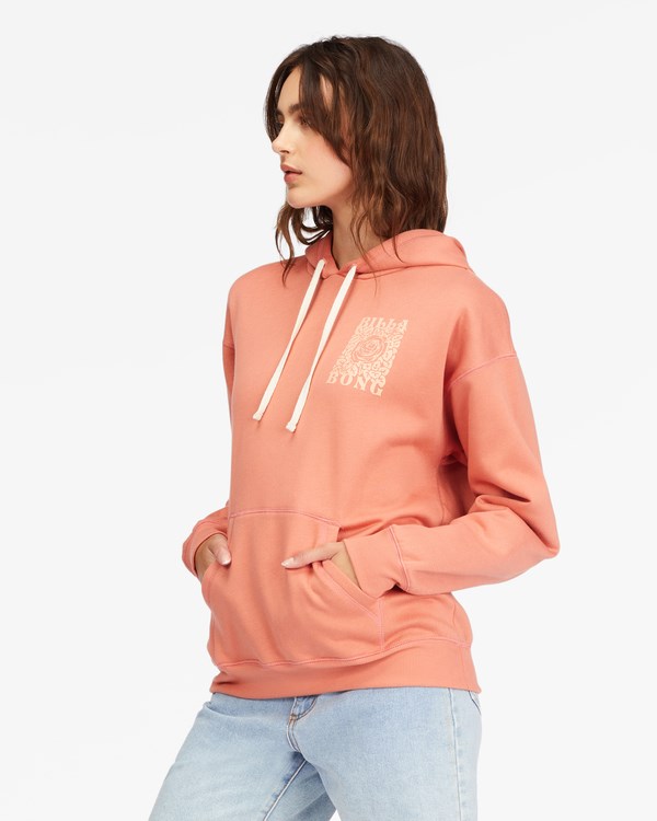 Billabong Here To Stay Estampadas Hoodie Terracotta | GVBKPU340