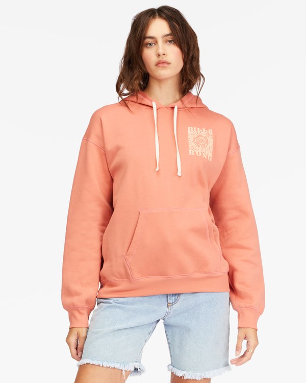 Billabong Here To Stay Estampadas Hoodie Terracotta | GVBKPU340