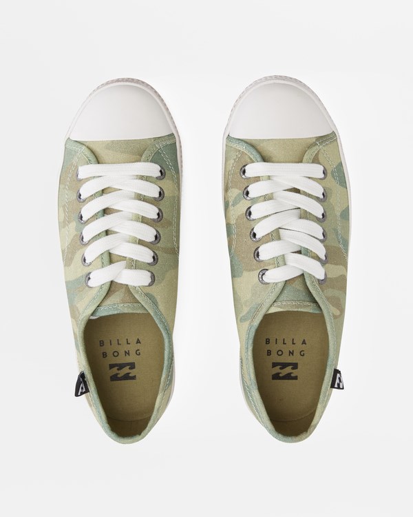 Billabong Indie Lona Shoes Camuflaje | ODFLVE509