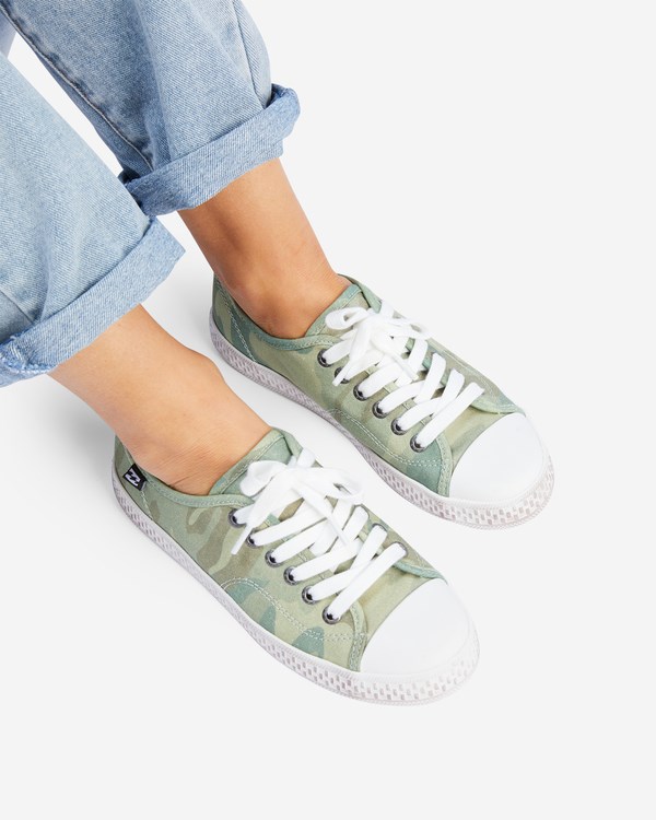 Billabong Indie Lona Shoes Camuflaje | ODFLVE509