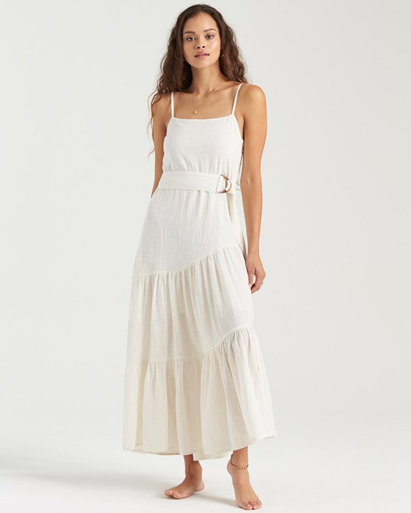 Billabong Island Spirit Maxi Vestido Blancas | BDYEFW125