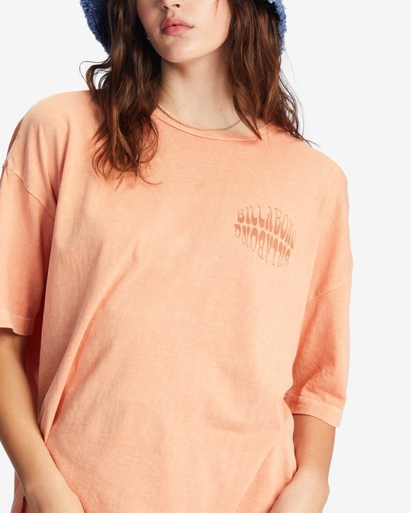 Billabong It's A Trip Oversized Estampadas Boyfriend T-Shirt Canyon Sunset | TSZDNU172