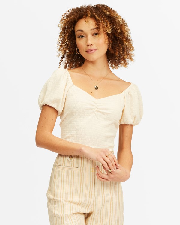 Billabong Its Love Knit Top Blancas | SAFWVG139