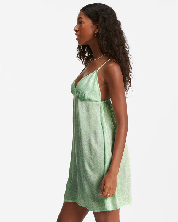 Billabong Just Add Sun Mini Slip Vestido Honey Dew | CGAXSL823