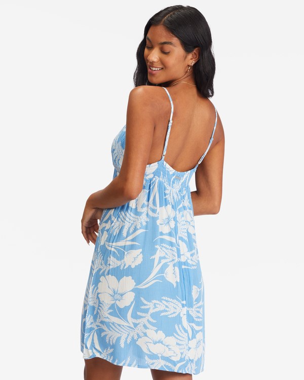 Billabong Just Add Sun Mini Slip Vestido Azules | GPTQRO042