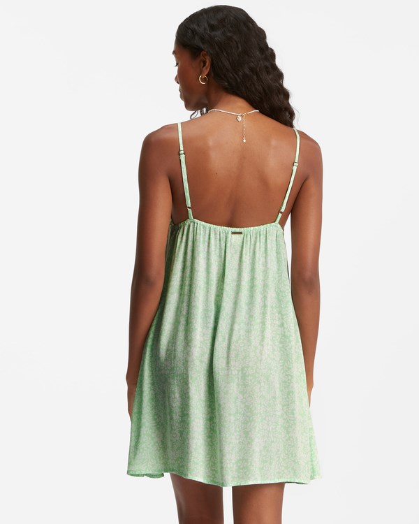 Billabong Just Add Sun Mini Slip Vestido Honey Dew | REQVON813