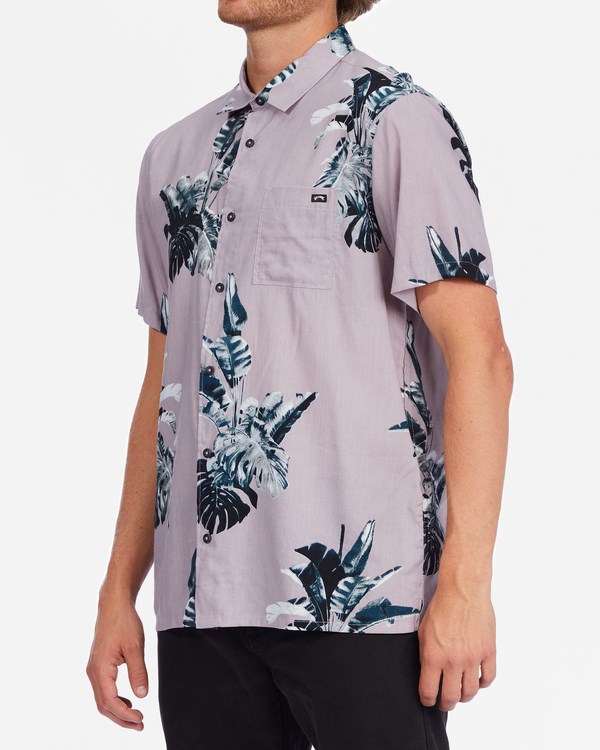 Billabong Kamea Jungle Corta Sleeve Shirt Musk | KYJTGO137