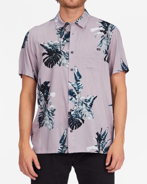 Billabong Kamea Jungle Corta Sleeve Shirt Musk | KYJTGO137