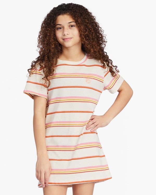 Billabong Keep It Beachy T-Shirt Vestido Rosas | ABLUOC985