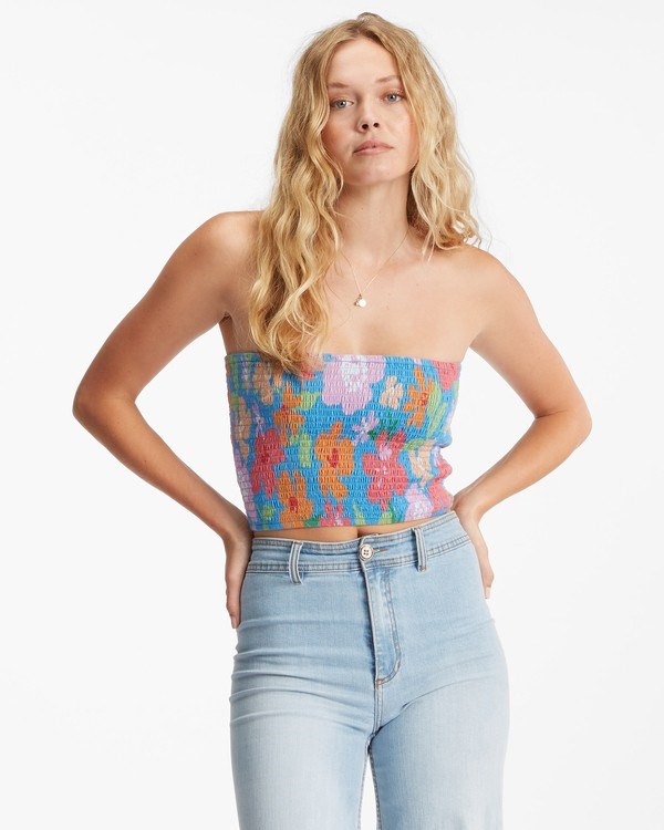 Billabong Keep It Simple Crop Top Multi | HMUXCG156