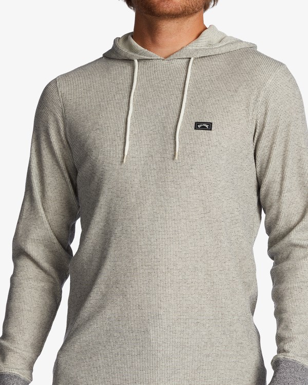 Billabong Keystone Pullover Thermal Hoodie Oatmeal | TZKOJM987