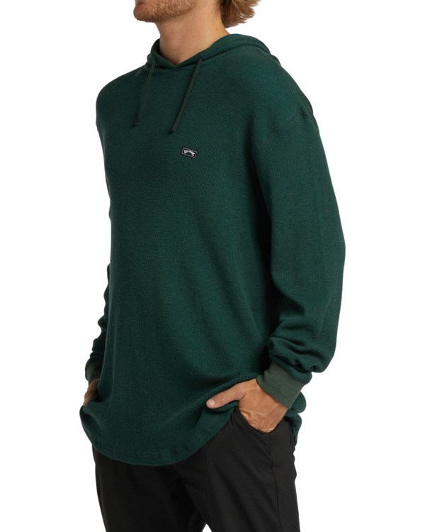 Billabong Keystone Pullover Thermal Hoodie Pacific | UGHZYV946