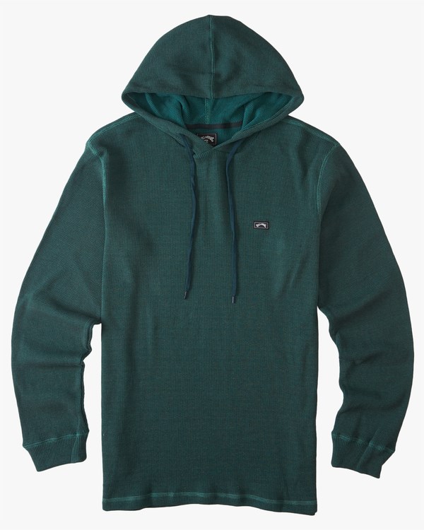 Billabong Keystone Pullover Thermal Hoodie Pacific | UGHZYV946