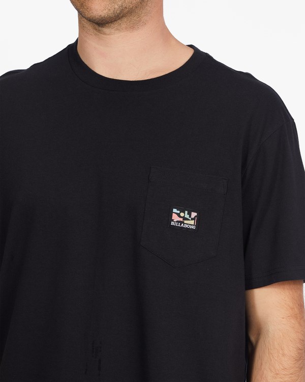 Billabong Labels Pocket T-Shirt Negras | UYLTAB260