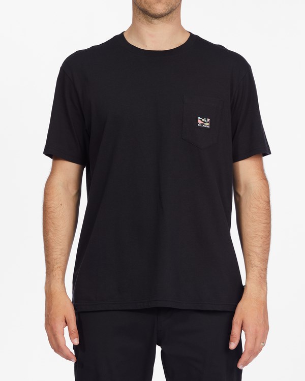 Billabong Labels Pocket T-Shirt Negras | UYLTAB260