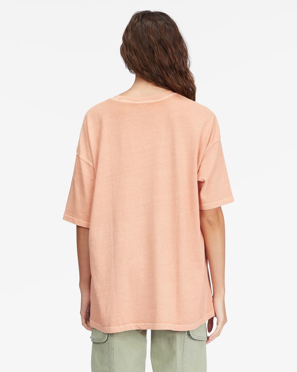 Billabong Land Of Milk And Honey Boyfriend T-Shirt Rosas | BQKXWE479