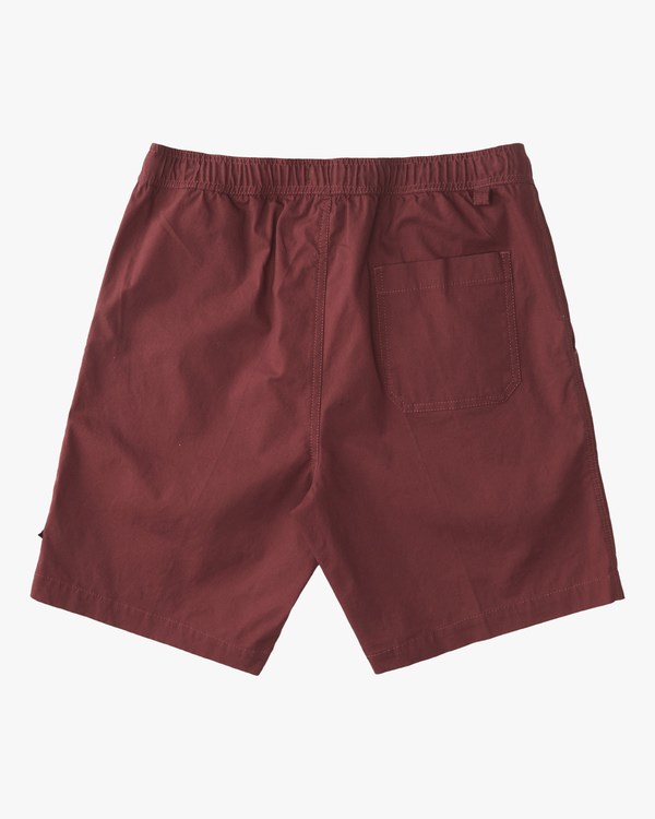 Billabong Layback Twill Elastic Cintura Shorts 18