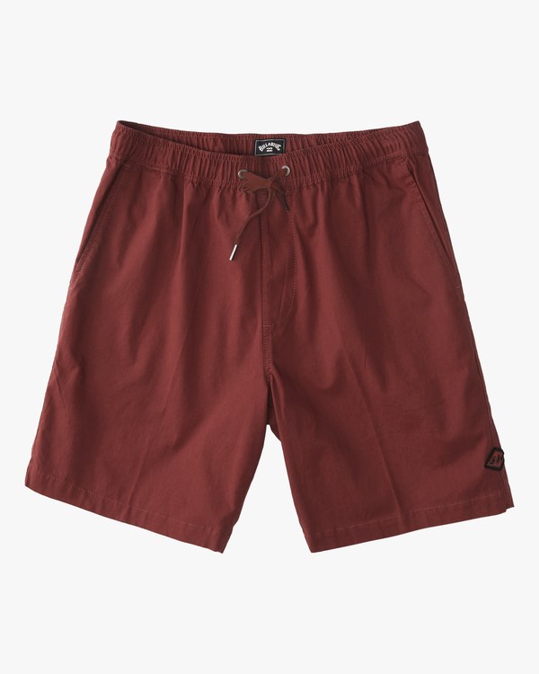 Billabong Layback Twill Elastic Cintura Shorts 18\