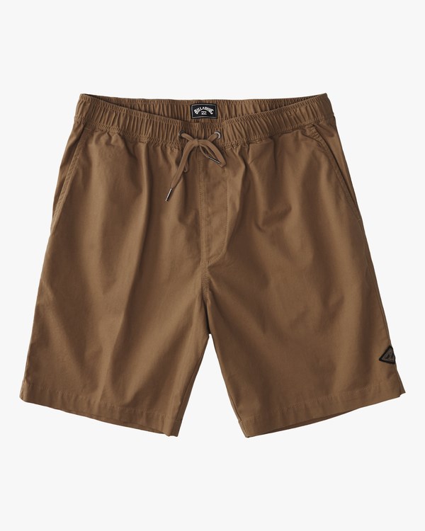 Billabong Layback Twill Elastic Cintura Shorts 16\