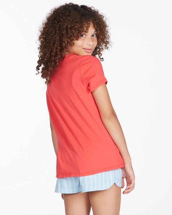 Billabong Lazy Day Boyfriend T-Shirt Fuego | FPZACJ251