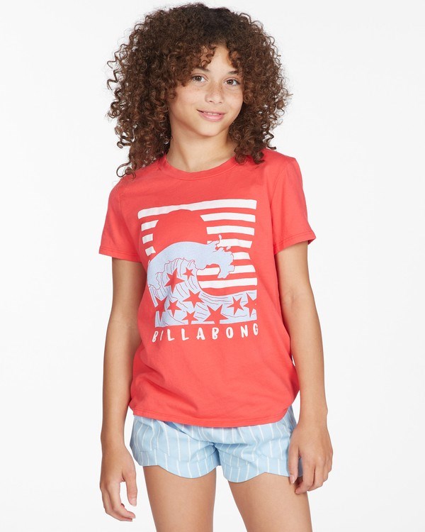 Billabong Lazy Day Boyfriend T-Shirt Fuego | FPZACJ251