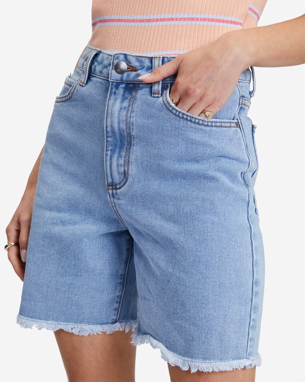 Billabong Long Time Denim Shorts Azules | GBOEMC635