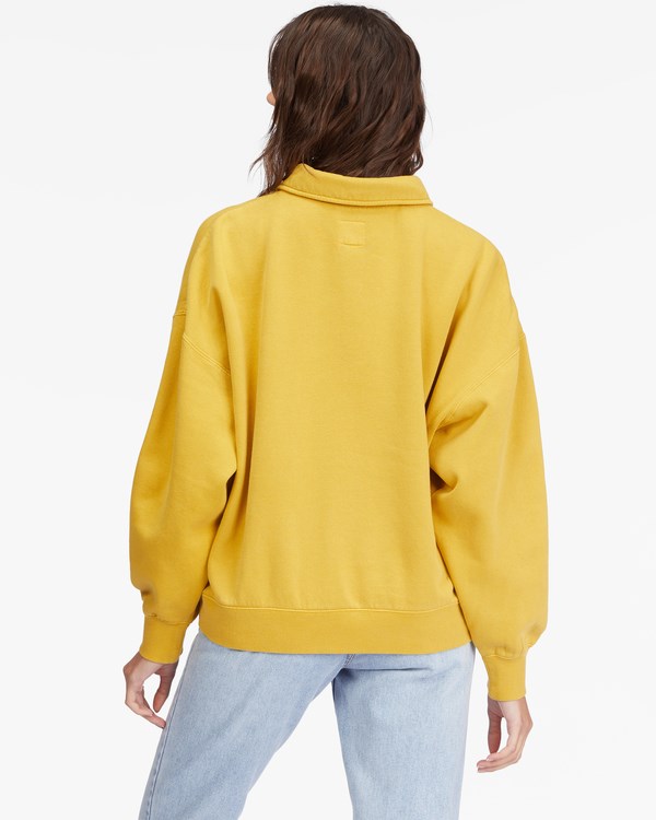 Billabong Lost Time Pullover Sweatshirt Golden Touch | HSTGPN405