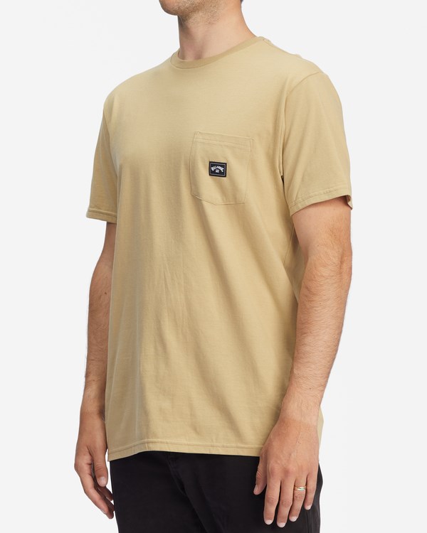 Billabong Lounge Pocket T-Shirt Sand Dune | WCBQHR610