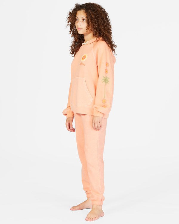 Billabong Making Waves High-Cintura Sweatpants Pretty Peach | ZDMLRG674