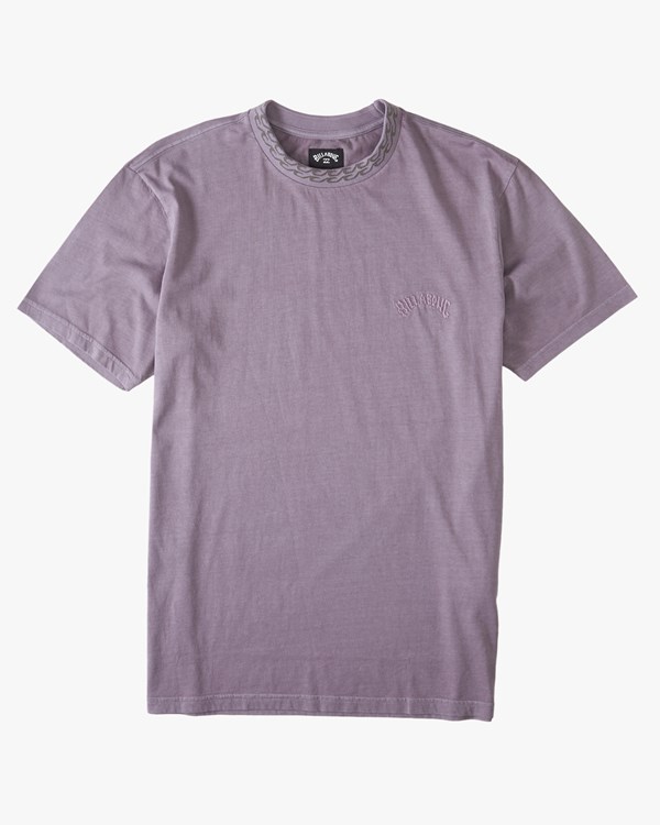 Billabong Mesa Wave Washed Organic Corta Sleeve T-Shirt Dusty Grape | ZSWACG342