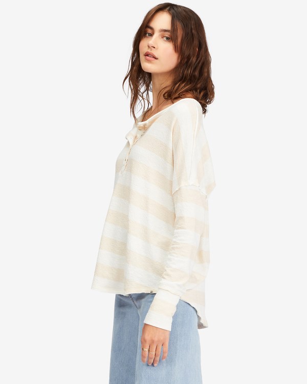 Billabong New Anyday Henley Top Neutral | ZLDSFY714