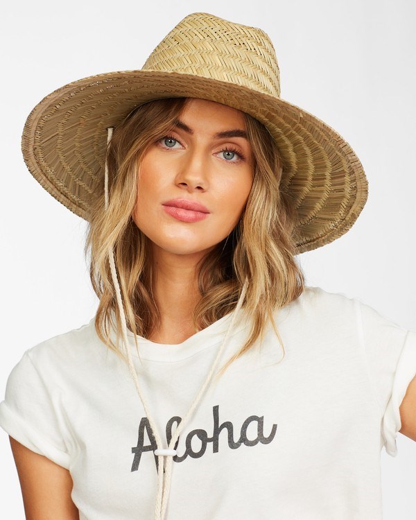 Billabong New Comer Straw Hat Natural | PBMNHJ593