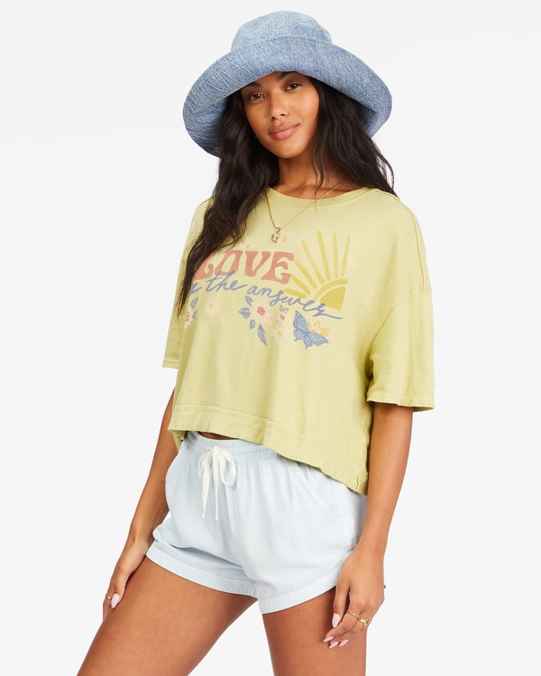 Billabong Only Today Estampadas T-Shirt Agave | IOWTDQ457