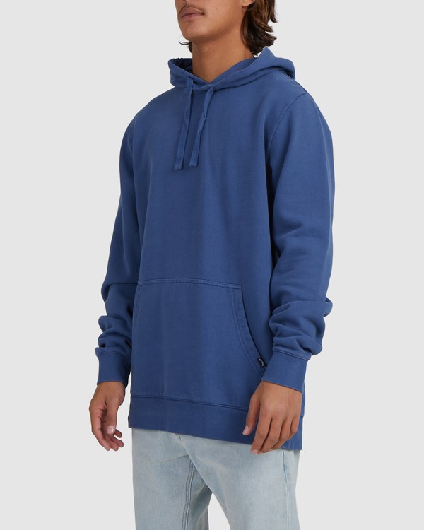 Billabong Overdyed Pop Pullover Hoodie Azules | MKGQLA132