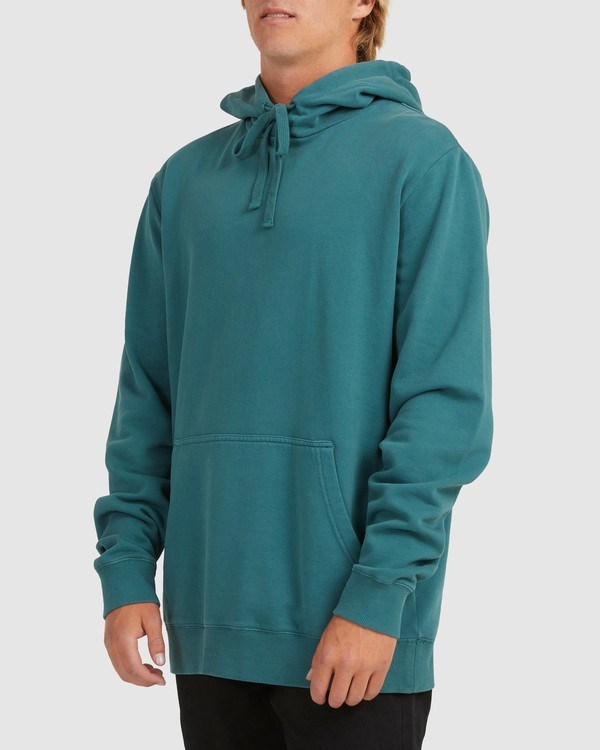 Billabong Overdyed Pop Pullover Hoodie Verde Menta | HQPUZN752